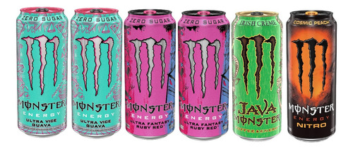 Paquete De Monster Energy Mixto 6 Latas