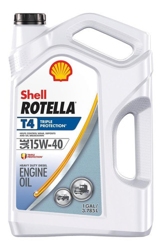 Aceite Shell Rotella Triple Proteccion T4 15w40 3.78lts