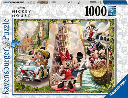 Rompecabezas Puzzle Ravensburger Mickey Por Europa 1000 Pz