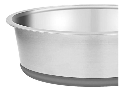 2 Cuenco De Acero Inoxidable Para Perros Con Base De 14cm