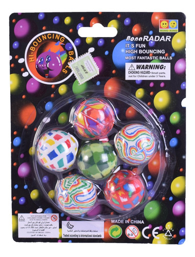 Pelotas De Goma Saltarinas X6