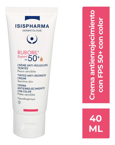 Ruboril Expert Spf 50+ 40ml Bloqueador Antienrrojecimiento