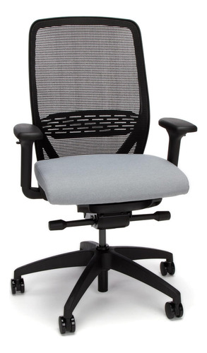Nucleus - Silla De Oficina Negra Recargable Ergonómica, Asie