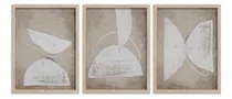 Comprar Set De Cuadros Living Moderno Abstracto 30x40cm Con Vidrio