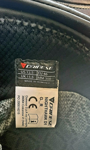 Botas Dainese Nighthawk D1 Gore-tex Impermeables Moto (Usado)