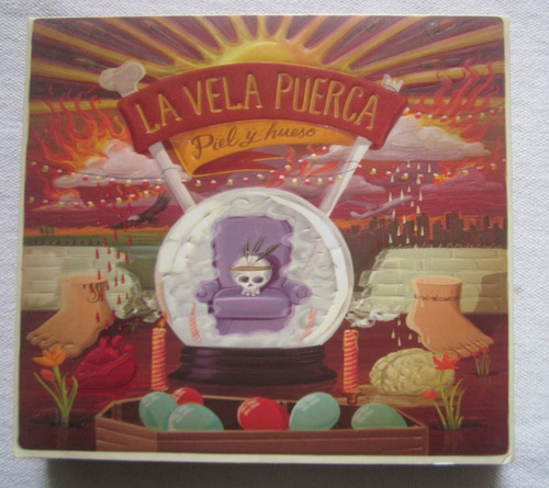 Cd De Musica La Vela Puerca Piel Y Hueso Doble Rock Uruguay