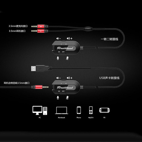 Auriculares Para Auriculares Con Micrófono Y De 3.5 Mm Con