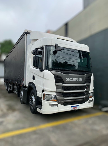 Scania P320 B 8x2 Bitruck 2019 Baú Sider 11 Metros Impecável