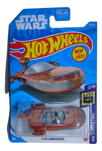 Hot Wheels Star Wars X-34 Landspeeder 2-10 Hw Screen Time 