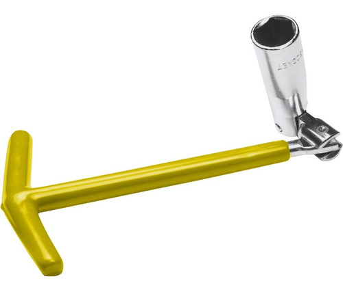 Llave Saca Bujías Con Mango Articulado 21mm Universal