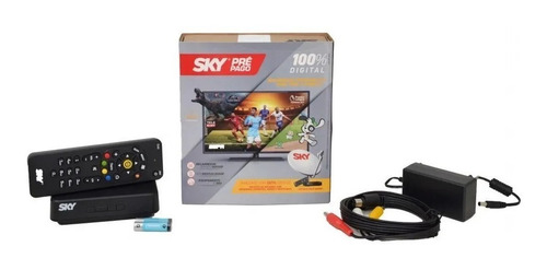 Sky Pré Pago Receptor Sd Digi + Habilitação Com Globo E Sbt