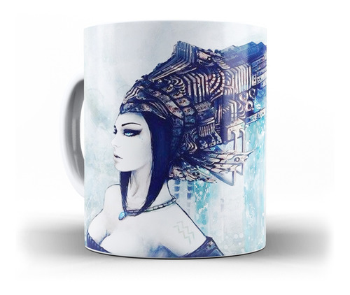 Caneca Signo Aquário Horóscopo Astrologia