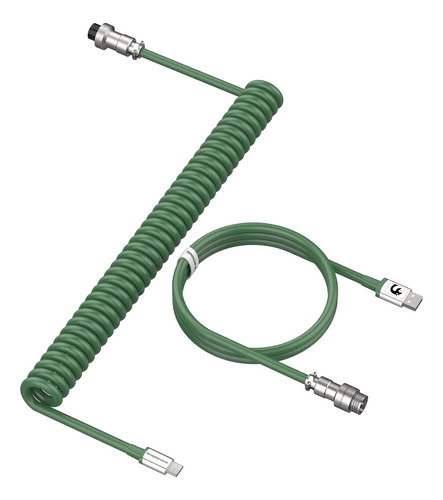 Lexonelec Cable De Teclado En Espiral Personalizado, 6.6 Ft 