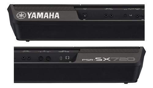 Yamaha Psrsx720 Negro Teclado Arranger Profesional 61 Teclas