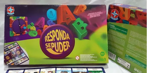 Jogo de Tabuleiro Responda Se Puder Didático - Estrela