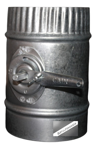Compuerta Con Cuadrante Manual 4 Galvanizado Calibre 26