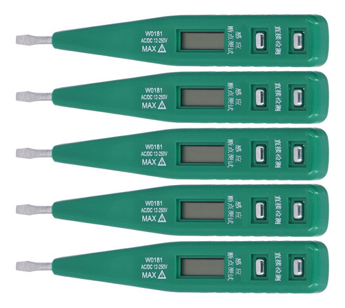 Lápiz Probador De Voltaje Digital De 5 Piezas, Sin Contacto,