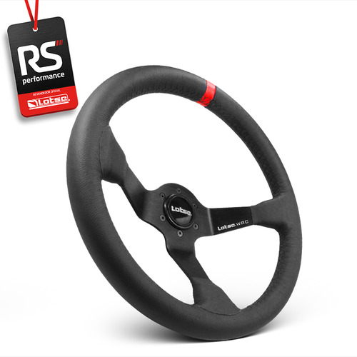 Volante Lotse Wrc Em Couro Com Tarja Em 3 Cores