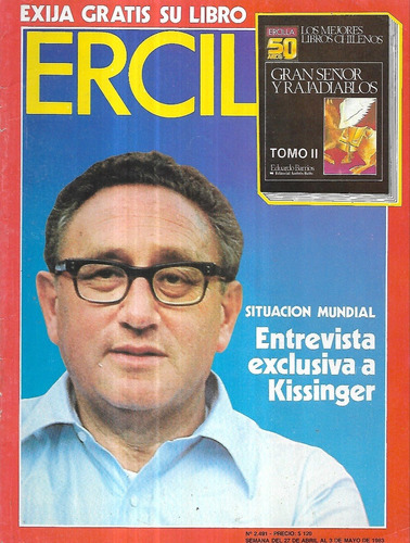 Revista Ercilla 2491 / 3 Mayo 1983 / Entrevista Kissinger