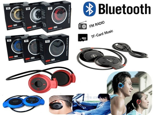 Audifonos Bluetooth Inalámbricos Mp3 Radio Fm Micro Sd