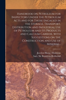 Libro Handbook On Petroleum For Inspectors Under The Petr...