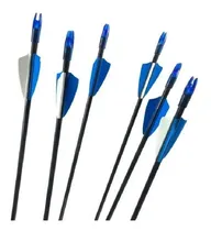 Comprar Flecha Fibra De Vidrio Punta Movible 30'' X 10 Unid Arquería