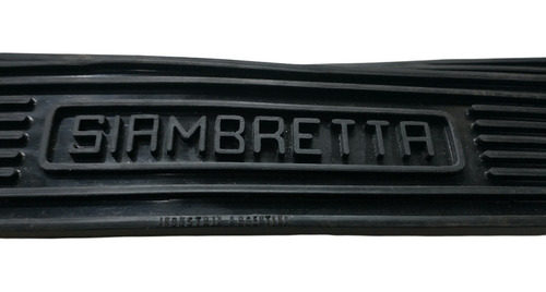 Imagen 2 de 4 de Alfombritas Traseras Para Siambretta 125 Y 150 Ld Negras