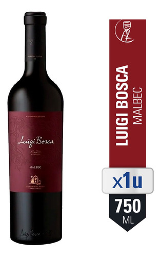 Vino Tinto Luigi Bosca Malbec 750ml