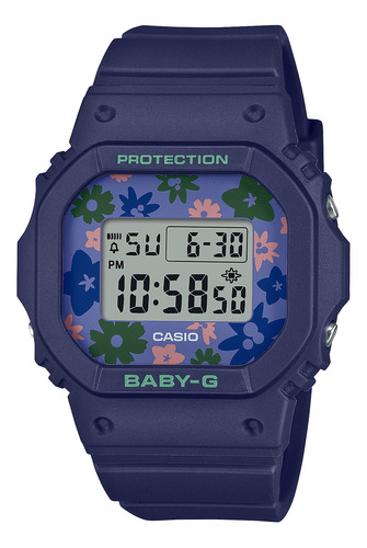 Reloj Baby-g Bgd-565rp-2d Resina Mujer Azul