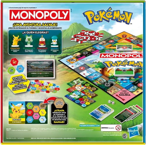Monopoly Pokemon Hasbro Gaming