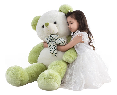 Oso De Peluche Gigante Verde 120 Cm Regalo Para Niñas Y Ocas