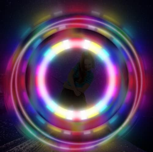 Bolas Poi Glow Juguetes Usb Recargable Con 20 Colores Vibran