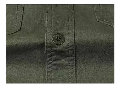Camisa De Trabajo Holgada De Manga Larga Para Hombre De Tall