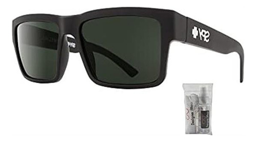 Spy Montana Mm Gafas De Sol Cuadradas En Verde Mate Suave Pa