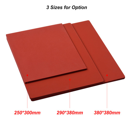 Q Placa De Silicona Resistente Al Calor 380*380*8mm Para