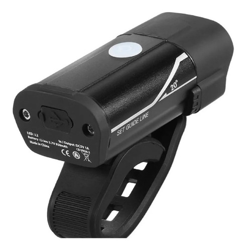 Luz Led Delantera Bicicleta Impermeable Recargable