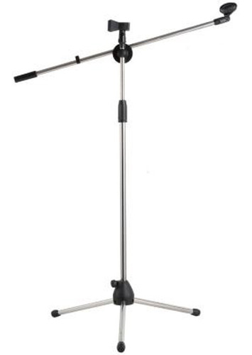 Imagen 2 de 3 de Pedestal De Micrófono Con Boom + 2 Porta Micrófonos
