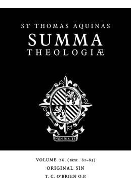 Libro Summa Theologiae: Original Sin Volume 26 - Thomas A...