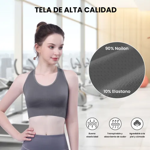 Sujetador deportivo doble push up new arrivals
