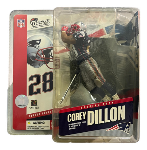Figura Juguete Mcfarlane Nfl Series 12 Corey Dillon Patriots