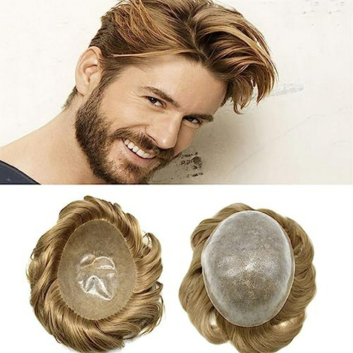 Toupee Para Hombres Prótesis De Cabello Para Hombres *******