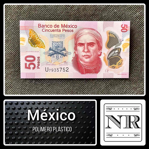 México - 50 Pesos - Año 2017 - P #123 A - Plástico