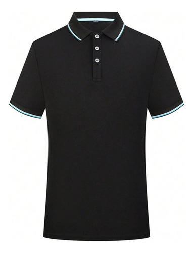 Playera Tipo Polo Para Caballero Manga Corta