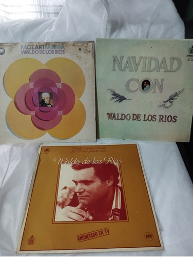 Waldo De Los Ríos Lote De 3 Vinilos 