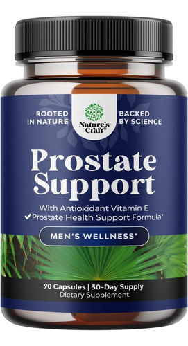 Natures Craft Prostate Support 90 Capsulas Formula Herbal
