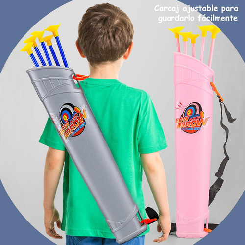 Set De Arco Y Flecha For Niños Con 10 Flechas Con Ventosa,