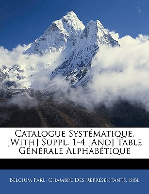 Libro Catalogue Systematique. [with] Suppl. 1-4 [and] Tab...