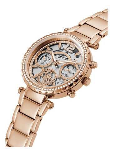Reloj Para Dama Solstice Marca Guess Color Oro Rosa Color Del Fondo Claro