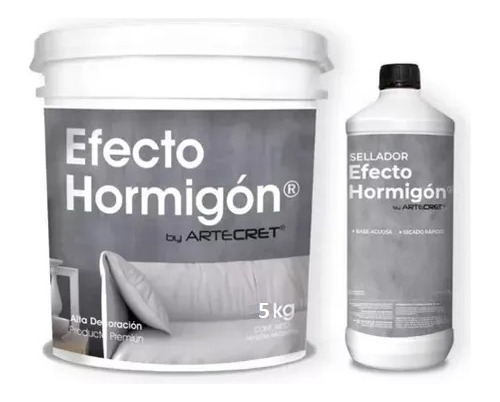 Efecto Hormigon Artecret X 5 Kg Verrina