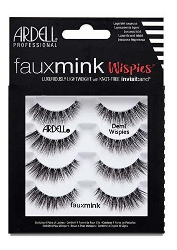 Ardell Pestañas Postizas Faux Mink Demi Wispies Multipack, 1